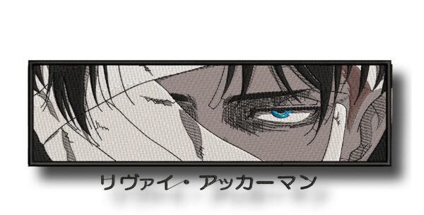 Anime Embroidery Pattern Levi Bandage Eye Box